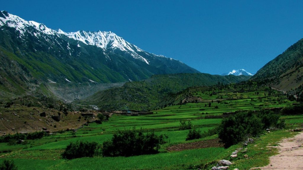 Rupal Valley mountain scenery
